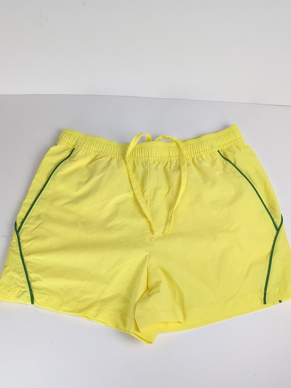 BDG Women's Yellow Sunburst Nylon Shorts Size Small